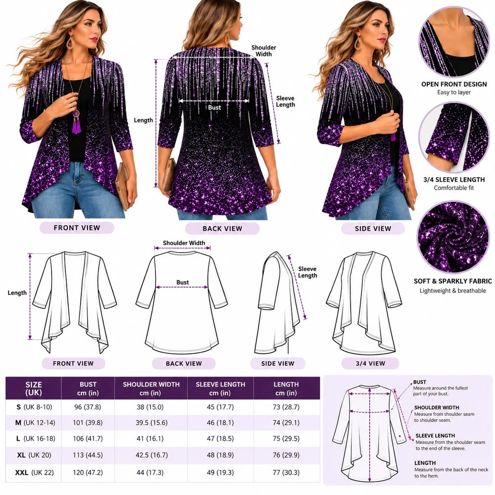 ELORIA Celestial Sparkle Cardigan™